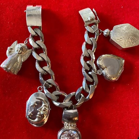 Jewelry Sterling Silver Vintage Style Charm Bracelet Poshmark